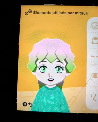 Mii-Porträt von Mitsuri