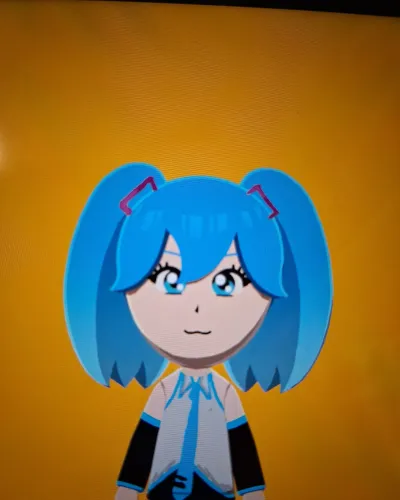 Mii portrait of Hatsune Miku