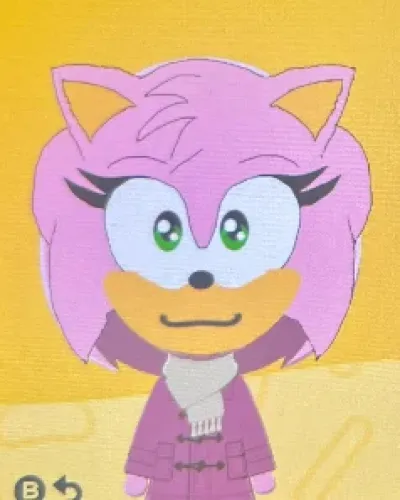 Mii-Porträt von Amy Rose