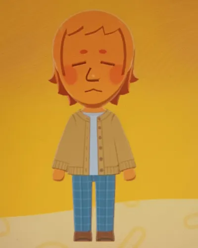 Mii portrait of ORANGE ADDISON - DELTARUNE