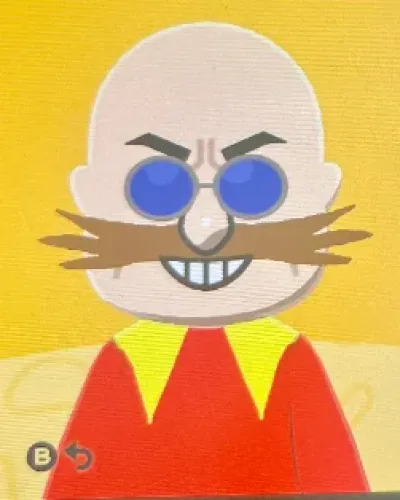 Mii portrait of Dr. Eggman