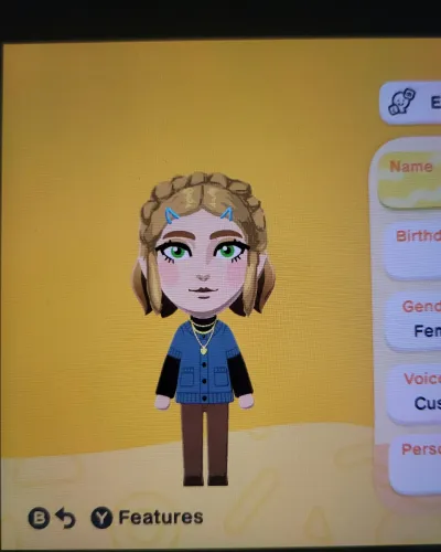 Mii-Porträt von Zelda