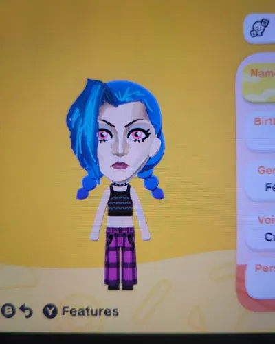 Mii-Porträt von Jinx