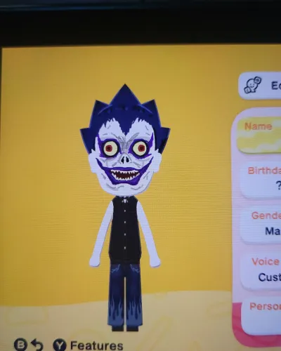 Mii-Porträt von Ryuk