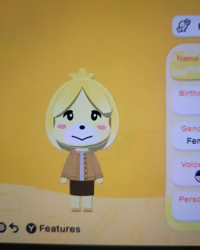 Mii-Porträt von Isabelle
