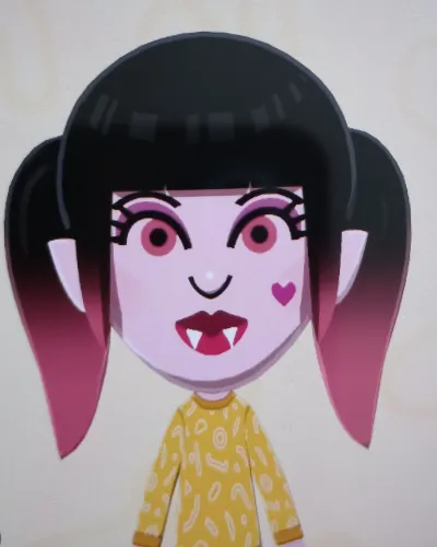 Mii-Porträt von Draculaura