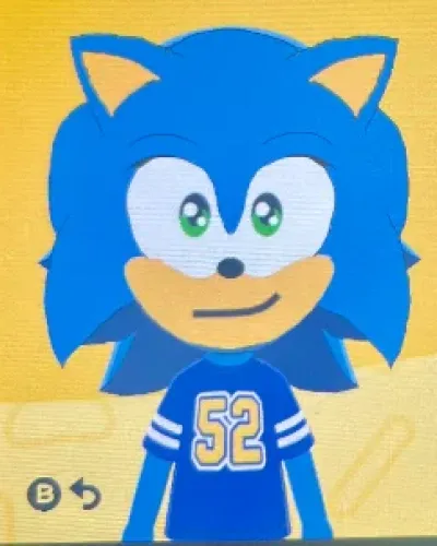 Mii portrait of Sonic