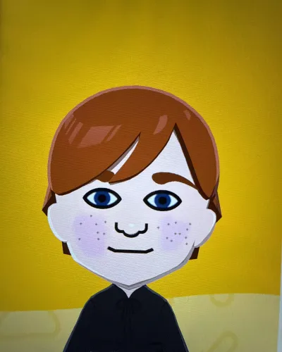 Mii-Porträt von Ron Weasly