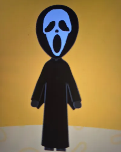 Mii portrait of Ghost Face
