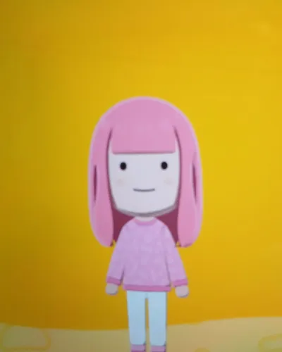Mii portrait of princess bubblegum