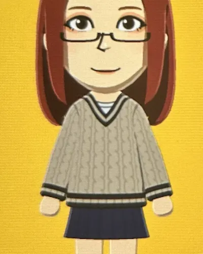 Mii-Porträt von Huh Yunjin - Le Sserafim
