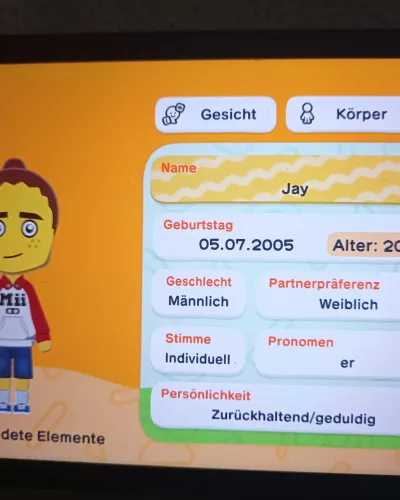 Mii-Porträt von Jay Walker