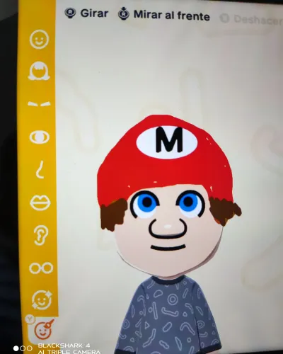 Mii portrait of Mario