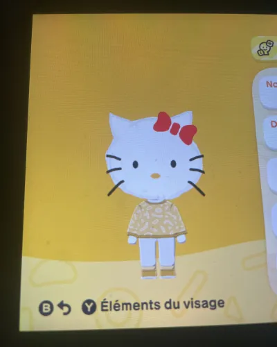 Mii-Porträt von Hello kitty