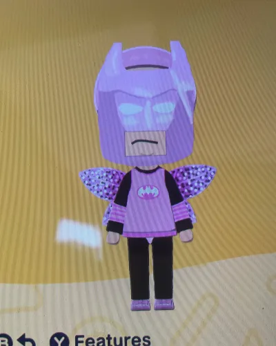 Mii-Porträt von Pink fairy Batman