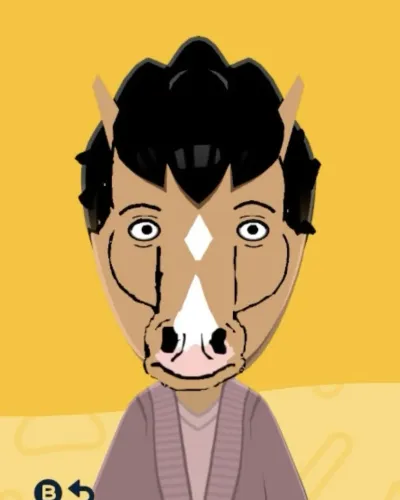 Mii-Porträt von Bojack Horseman