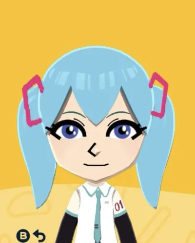 Mii-Porträt von Hatsune Miku