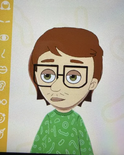 Mii portrait of Andrew Glouberman
