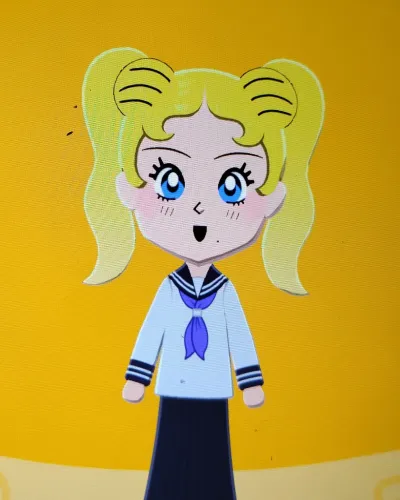 Mii-Porträt von Sailor Moon (Usagi)
