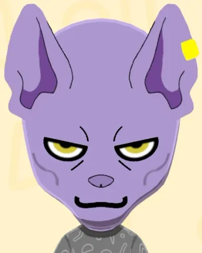 Mii-Porträt von Lord Beerus