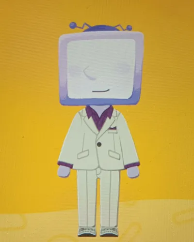 Mii portrait of MR. ANTENNA - DELTARUNE