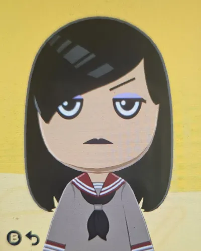 Mii portrait of Violet Nightshade