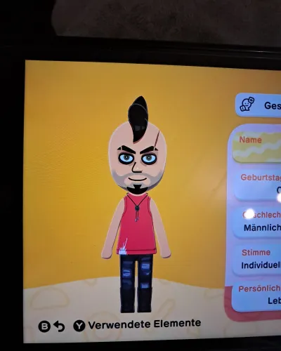 Mii-Porträt von Vaas Montenegro