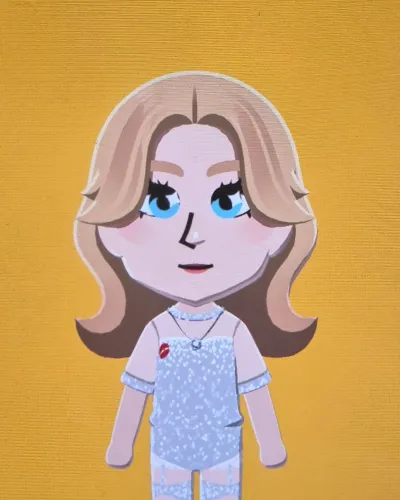 Mii portrait of Sabrina Carpenter