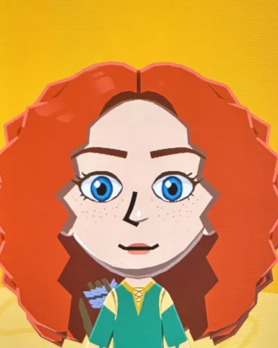Mii portrait of Merida