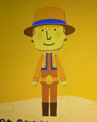 Mii-Porträt von Yellow