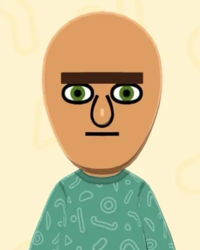 Mii portrait of Minecraft Villager