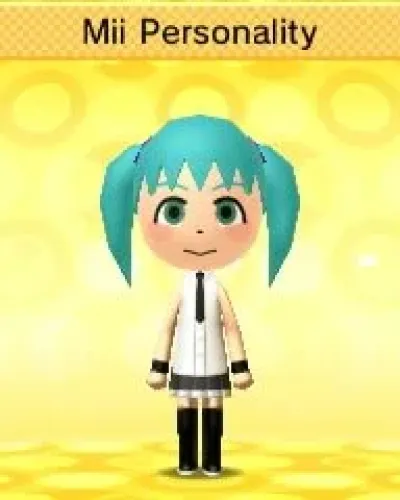 Mii-Porträt von Hatsune Miku (3ds)