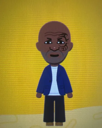 Mii-Porträt von Mike Tyson