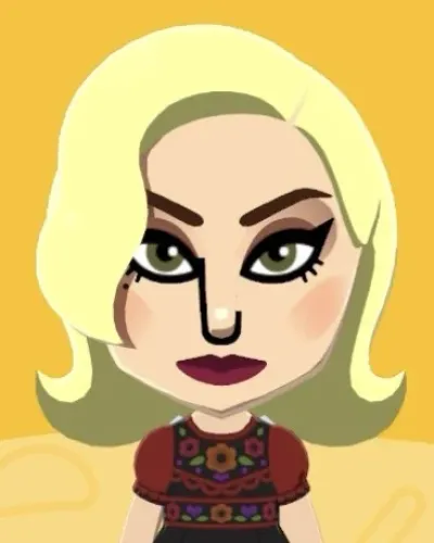Mii-Porträt von Lady Gaga