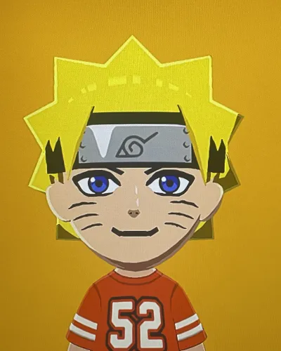 Mii-Porträt von Naruto