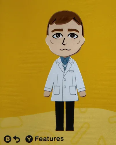 Mii-Porträt von Dr. Wilson
