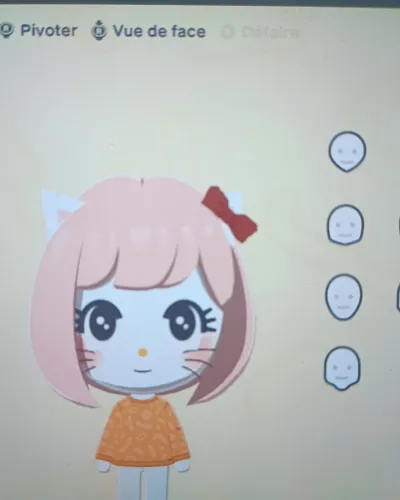 Mii-Porträt von hello kitty