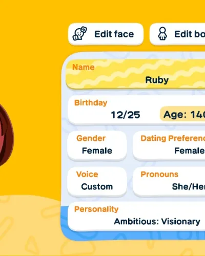 Mii-Porträt von Ruby