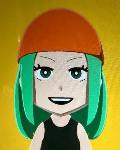Mii portrait of Ms. Joke