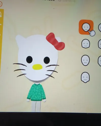 Mii-Porträt von Hello kitty