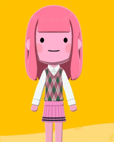 Mii portrait of princess bubblegum