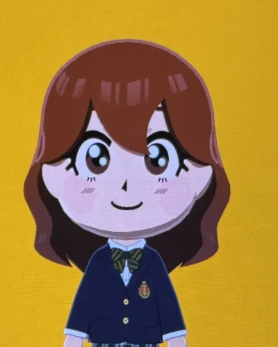 Mii-Porträt von Yui Hirasawa