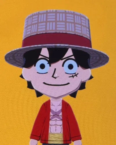 Mii-Porträt von Luffy