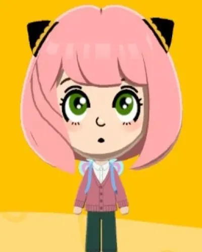 Mii-Porträt von Anya Forger