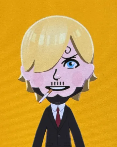 Mii-Porträt von Sanji