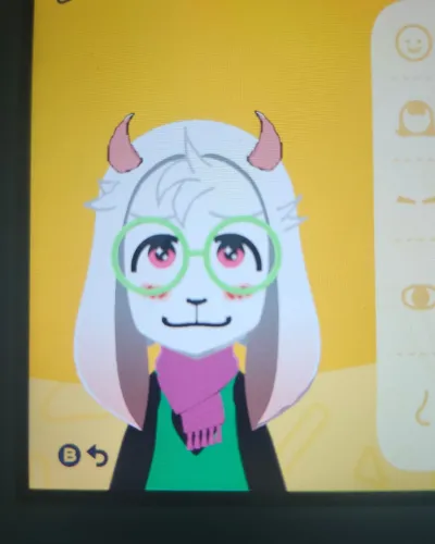 Mii-Porträt von Ralsei