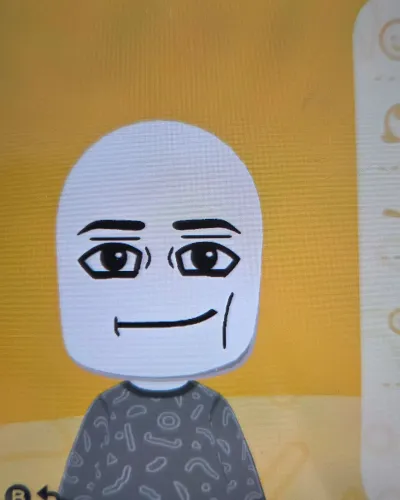 Mii portrait of Roblox guy
