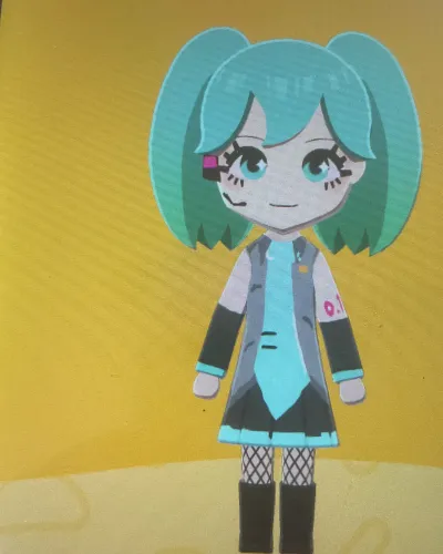 Mii portrait of Miku