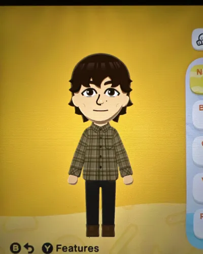 Mii-Porträt von Sam Winchester