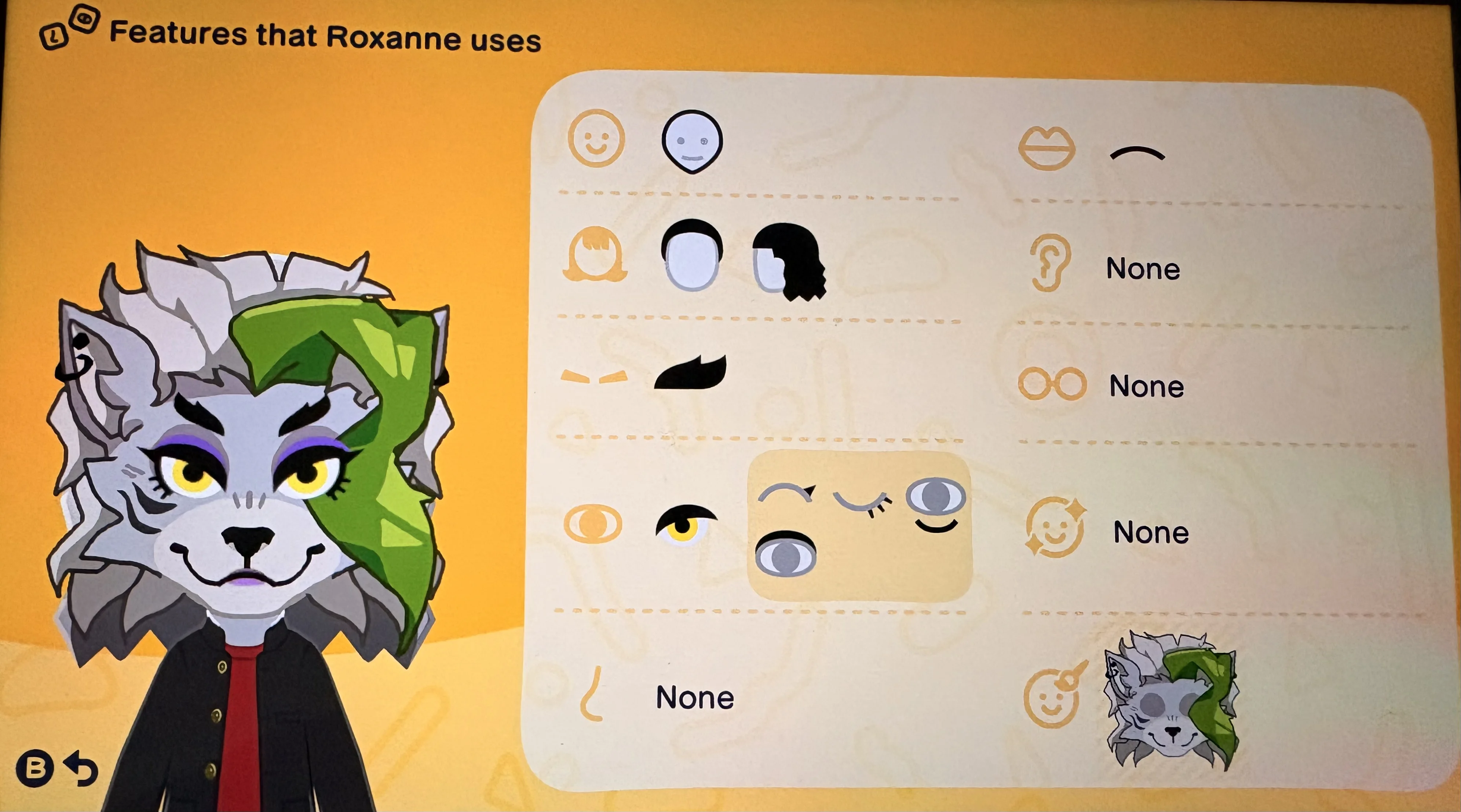 Miitopia Roxanne Roxanne Wolf Mii Design - Full Guide | Tomodachi Plaza
